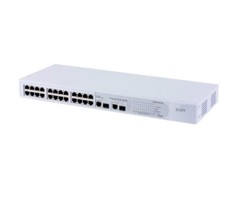 3CRBSG28PWR93 | 3Com 24-Port 10/100/1000 (PoE) Layer-3 Managed Gigabit Ethernet Switch