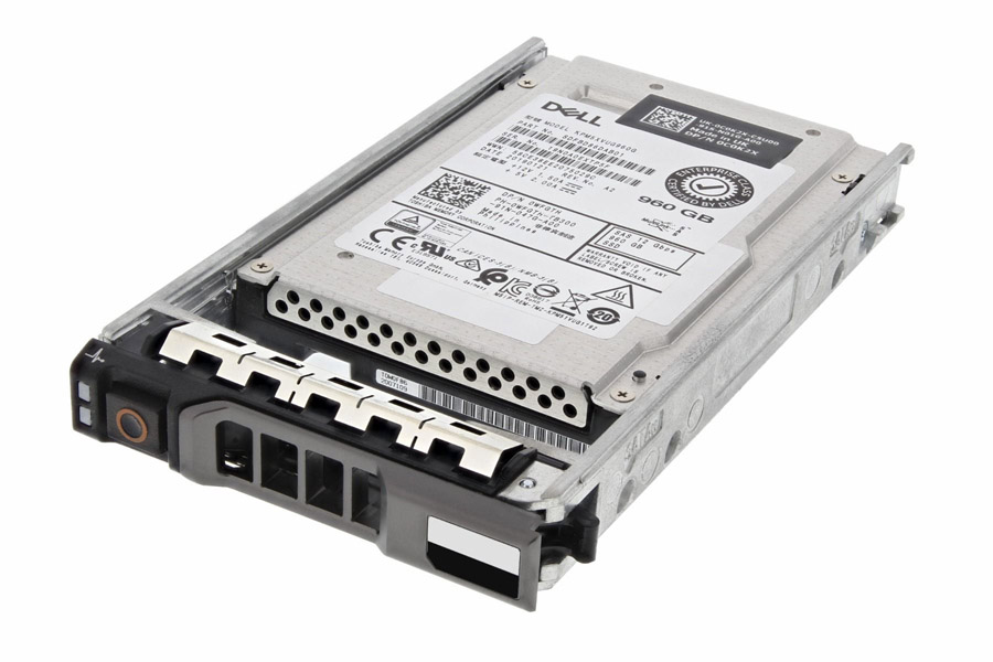 400-ASFI | Dell 960GB Mixed-use MLC SAS 12Gb/s 512N 2.5-inch Hot-pluggable Solid State Drive for 14G PowerEdge Server