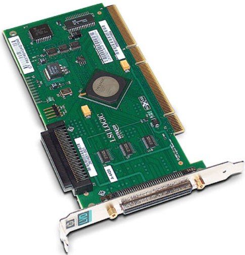 403051-001 | HP Single Channel 64-bit 133MHz PCI-X Ultra-320 SCSI Host Bus Adapter with Bracket Card Only