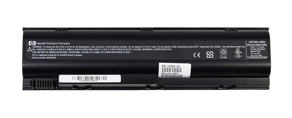 407834-001 | HP Notebook Battery 4000 mAh Lithium Ion (Li-Ion) 10.8 V DC