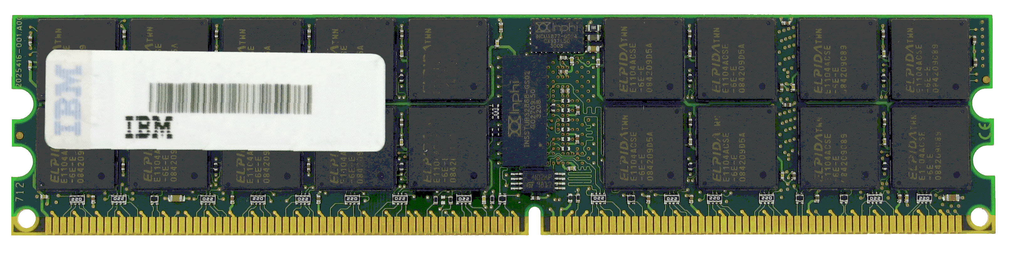 40U5084 | IBM 2GB DDR2-667MHz PC2-5300 ECC Registered CL5 240-Pin DIMM 1.8V Memory Module