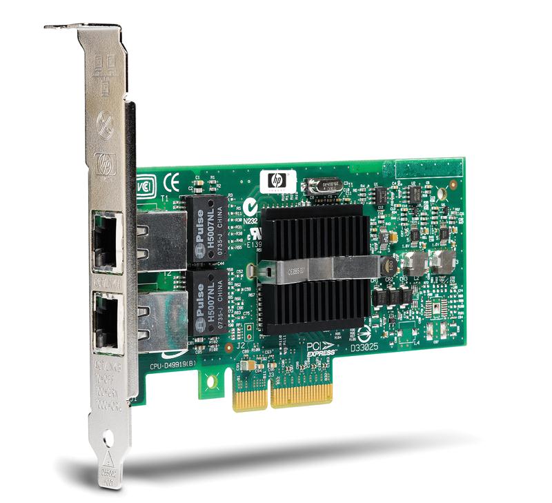 412646-001 | HP PRO/1000 PT 2-Port Gigabit Server NIC Card (Low Profile) by Intel