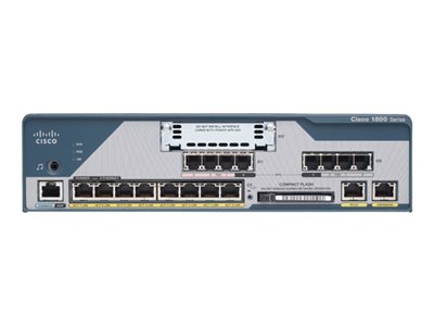 C1861E-SRST-FK9-RF | Cisco 1861E - router - desktop, rack-mountable, wall-mountable