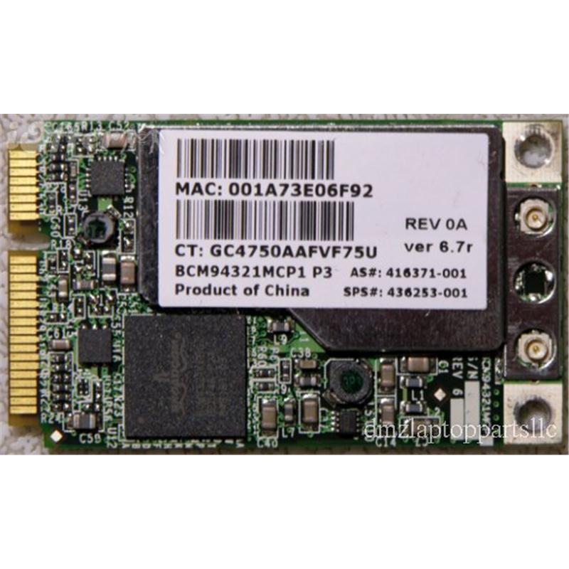 416371-001 | HP Mini PCI-Express 54G WiFi 802.11a/b/g/n Wireless LAN (WLAN) Network Interface Card