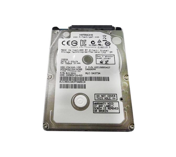 418627-001 | HP 160GB 5400RPM SATA 2.5-inch Hard Drive