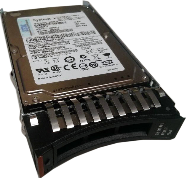 42D0672 | IBM 73GB 15000RPM SAS 6Gb/s SFF Hard Drive
