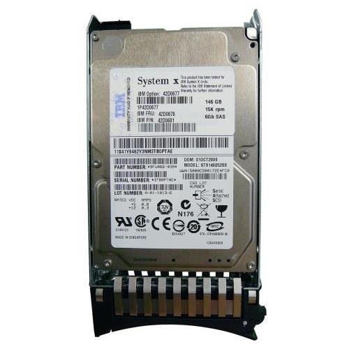 42D0677 | IBM 146GB 15000RPM SAS 6Gb/s 2.5-inch Hot-pluggable Hard Drive
