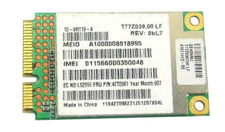 42T0961 | IBM Lenovo Wireless UNDP Broadband PCI Express Card