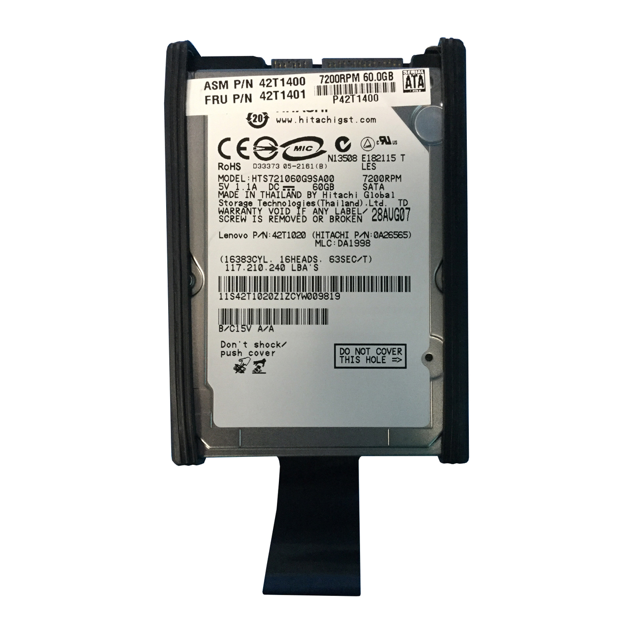 42T1401 | IBM 60GB 7200RPM SATA 2.5-inch Hard Drive