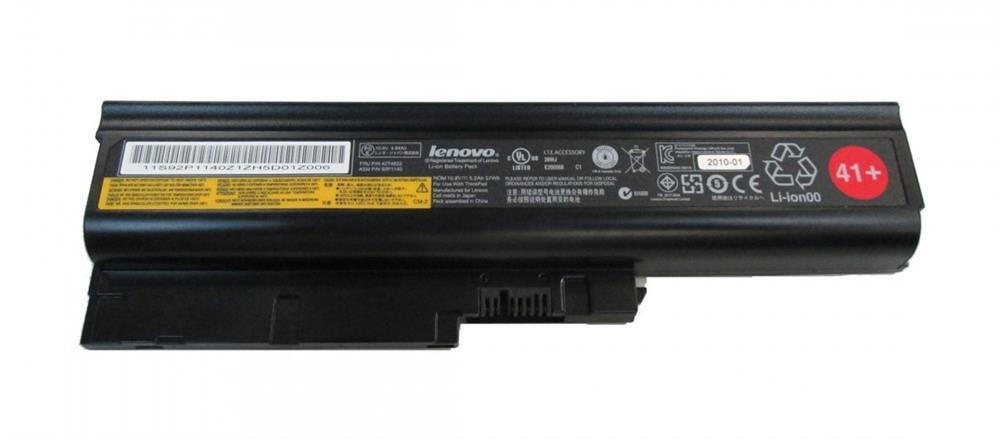 42T4622 | IBM Lenovo 6-Cell Li-Ion Battery 41+ for ThinkPad R60 R60e T60 T60p Series