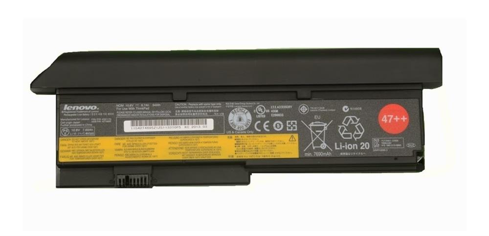 42T4695 | IBM Lenovo 9-Cell Li-ion Battery 47++ for ThinkPad X200 X300