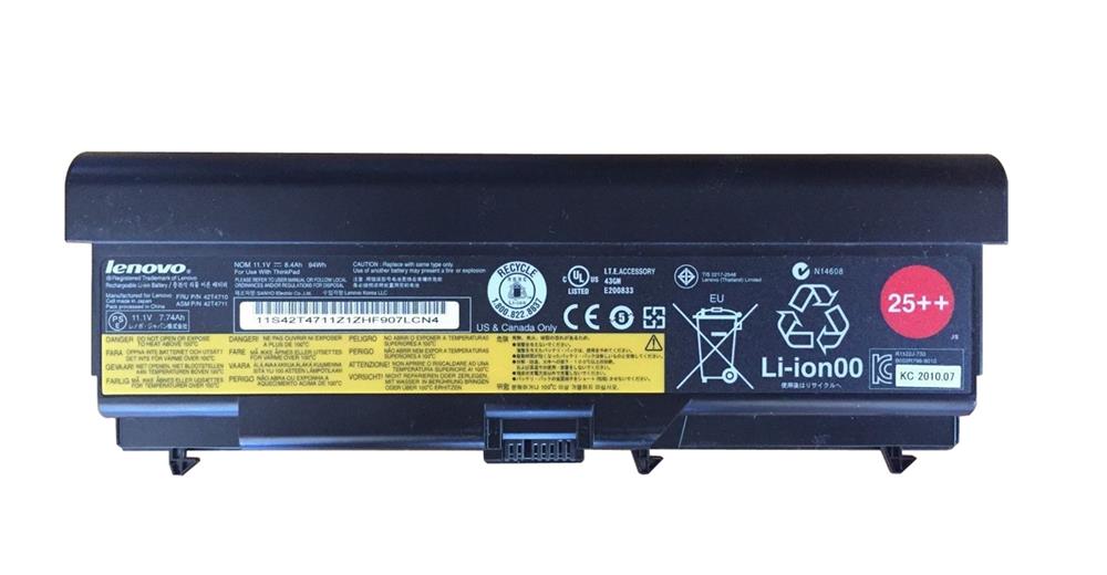 42T4710 | IBM Lenovo 9-Cell Li-Ion Battery 25++ for ThinkPad SL410 SL510 Series