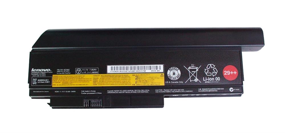 42T4942 | IBM Lenovo 9-Cell Hi-Capacity Battery 29++ for X220 Notebook