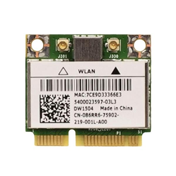 430-4763 | Dell Wireless 1504 WLAN Half Mini-Card for Latitude E5430 E5530 E6430s Laptops Precision M4700 M6700 Mobile WorkStations