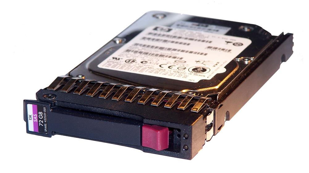 432321R-001 | HP 73GB 15000RPM SAS 3GB/s Hot-Pluggable Single Port 2.5-inch Hard Drive