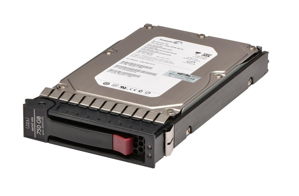 432401R-002 | HP 750GB 7200RPM SATA 3GB/s Hot-Pluggable NCQ MidLine 3.5-inch Hard Drive