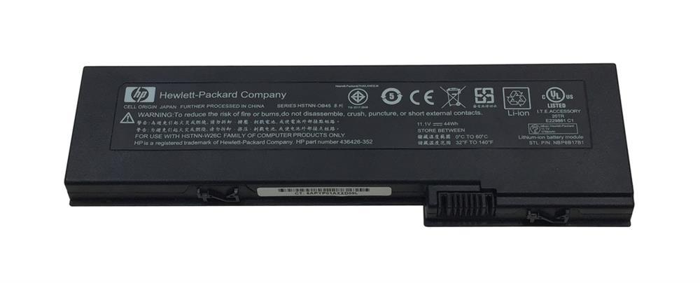 436426-141 | HP 6-Cell Battery for EliteBook 2710p Notebook PC