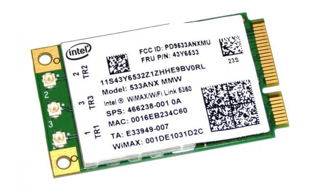 43Y6533 | IBM Lenovo WLAN WiMAX Wi-Fi Combo Card