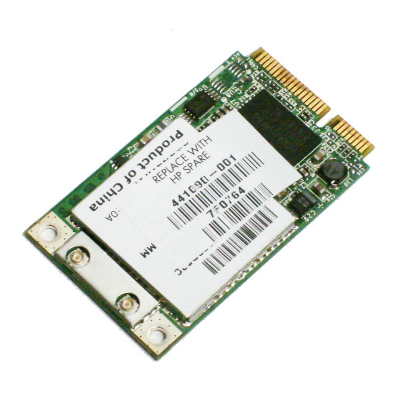 441090-001 | HP Mini PCI-Express 54G 802.11b/g High Speed Wireless LAN (WLAN) Network Interface Card for DV2000/DV6000/DV9000 Series Notebooks