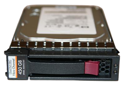 454412-001 | HPE M6412 450GB 15000RPM 3.5-inch Dual Port Fibre Channel Hard Drive with Tray for StorageWorks EVA