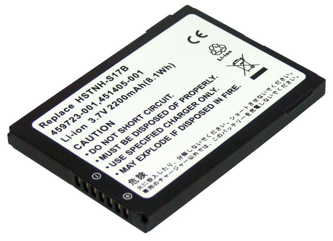 459723-001 | HP 3.7V 2200mAh 8.1Wh Lithium-Ion Standard Battery for HP Ipaq 200 Series