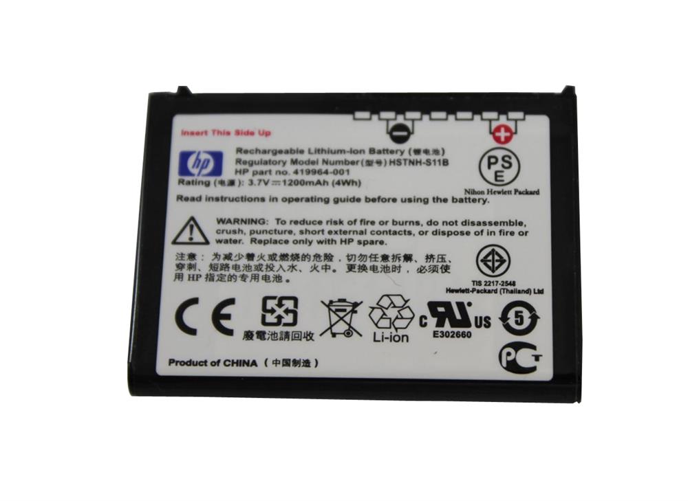 459977-001 | HP Battery 1200mah Lithium-ionfor IPaq Handheld 110 Pocket Pc
