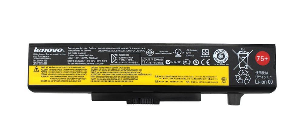 45N1043 | Lenovo 6-Cell 11.1V 48Wh Li-Ion Battery 75+ for ThinkPad Edge E430 E430c E435
