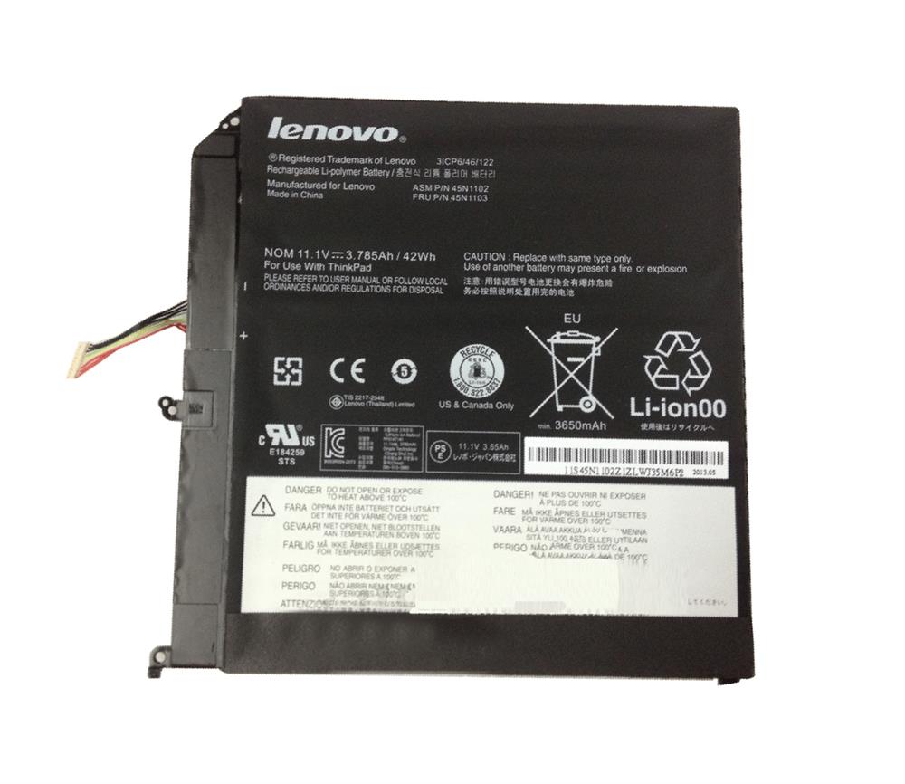 45N1103 | IBM Lenovo 3-Cell Simplo Battery for Tablet