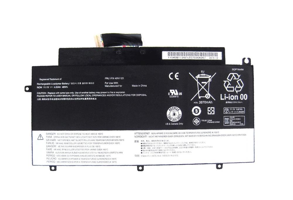 45N1121 | IBM Lenovo 11.1V 4.25Ah 48Wh 3 Cell Li-ion Battery for ThinkPad T431s