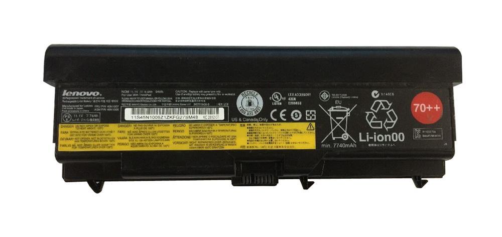45N1173 | Lenovo 9-Cell 10.8V 8.7Ah 94Wh Li-Ion Battery 70++ for ThinkPad