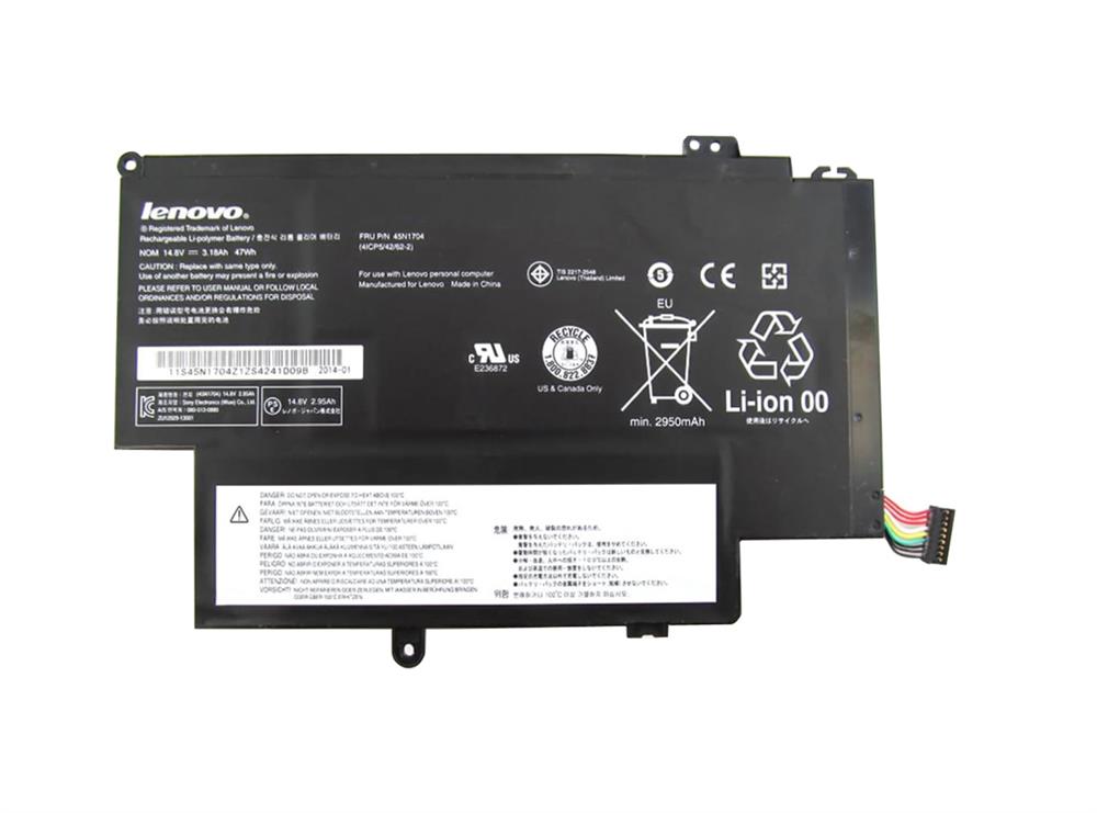 45N1704 | Lenovo 14.8V 8-Cell Polymer Battery