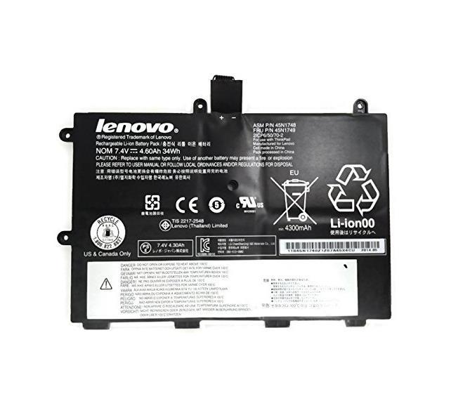 45N1749 | Lenovo 4 Cell 35Wh 4300mAh Lithium Polymer Battery for ThinkPad Yoga 11e