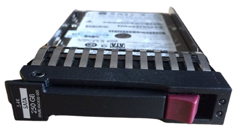 460426-001 | HP 250GB 5400RPM SATA Hot-pluggable 2.5-inch Hard Drive with Tray 460426-001 | HP 250GB 5400RPM SATA Hot-pluggable 2.5-inch Hard Drive with Tray