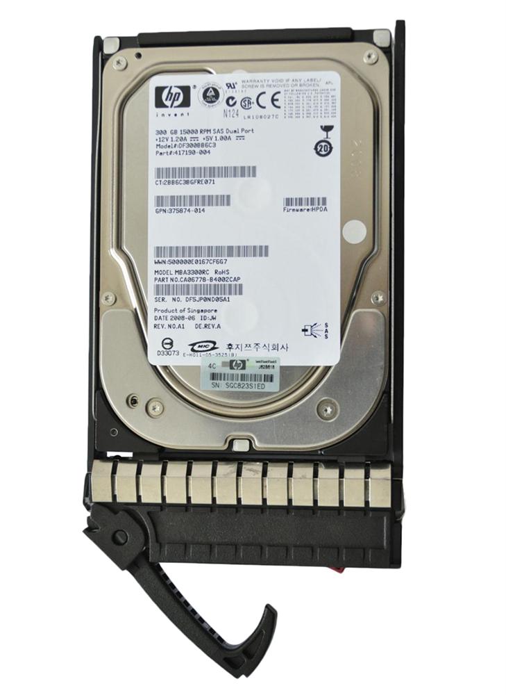 461138-B21 | HP 1TB 7200RPM SAS 3GB/s Hot-Pluggable Dual Port MidLine 3.5-inch Hard Drive