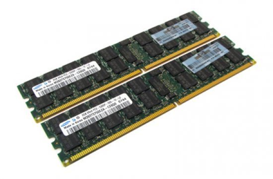 461840-B21 | HP 4GB (2X2GB) 667MHz PC2-5300 CL5 ECC Registered DDR2 SDRAM DIMM Memory Kit for ProLiant Server DL165 G5 ML150 G5 BL260C G5