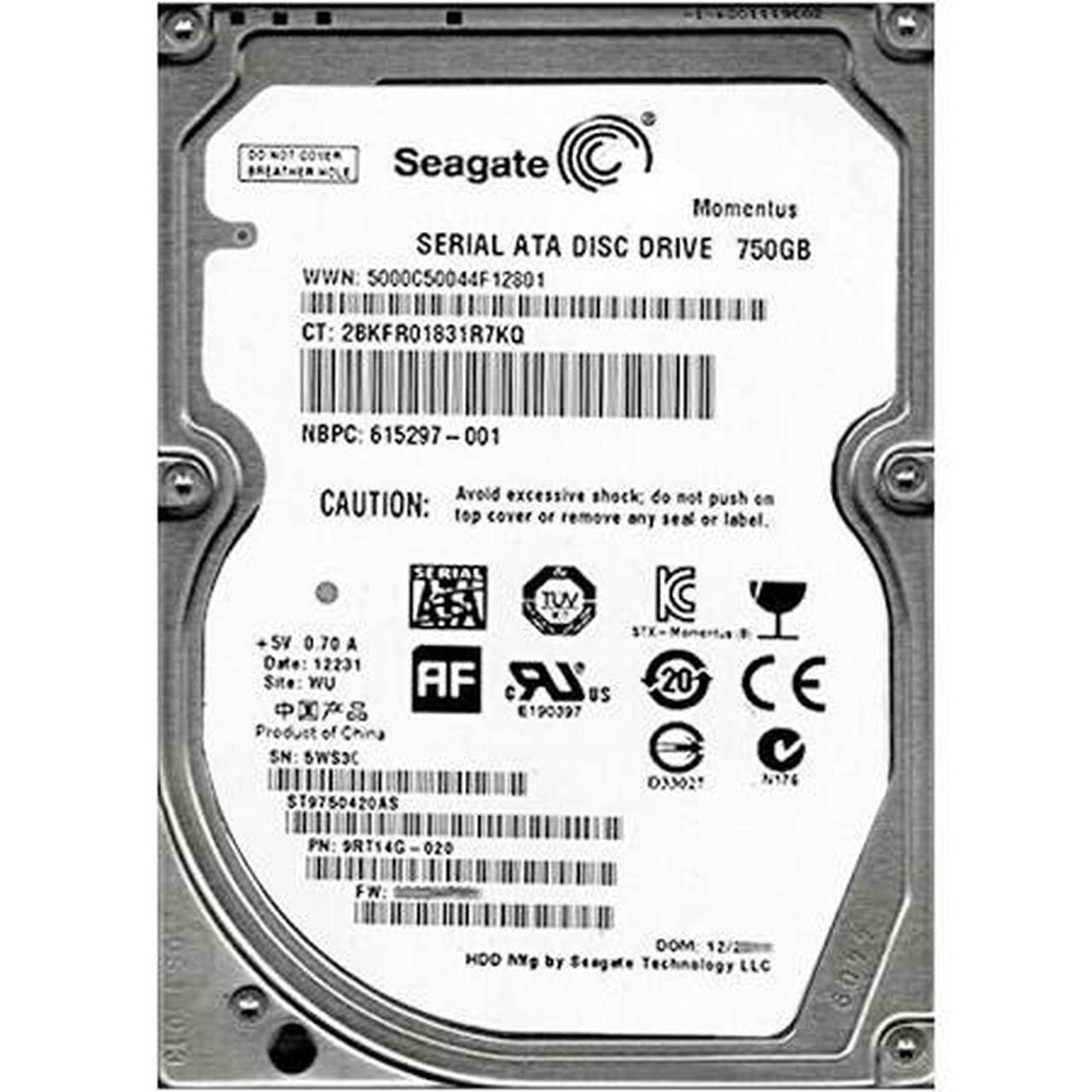 463705-001 | HP 750GB 7200RPM SATA 3 Gbps 3.5 16MB Cache Hard Drive