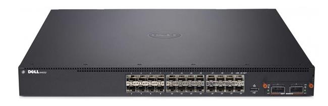 468-3557 | Dell Networking N4032F 24-Port 24 x 10 GIGABIT SFP+ Stackable Layer 3 Manager Switch