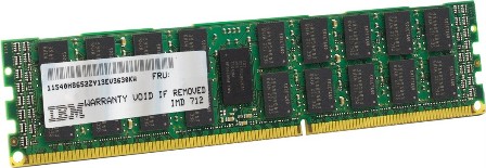 46W0792 | IBM 8GB (1X8GB) PC4-17000 DDR4-2133MHz DDR4 SDRAM 2RX8 ECC Registered CL15 288-Pin Memory Module for Server