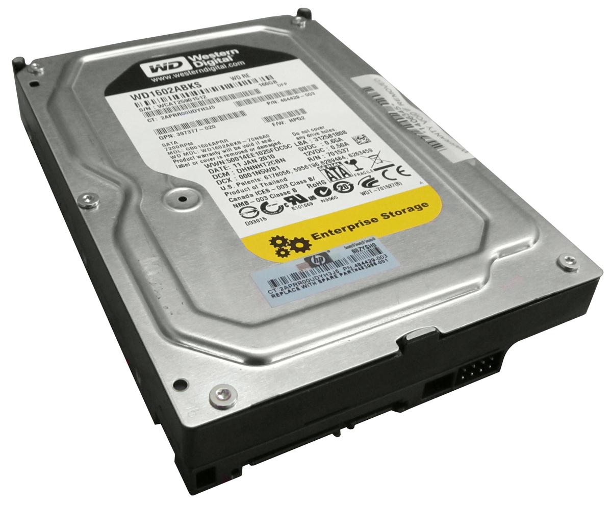 484429R-003 | HP 160GB 7200RPM SATA 1.5GB/s Hot-Pluggable 3.5-inch Hard Drive