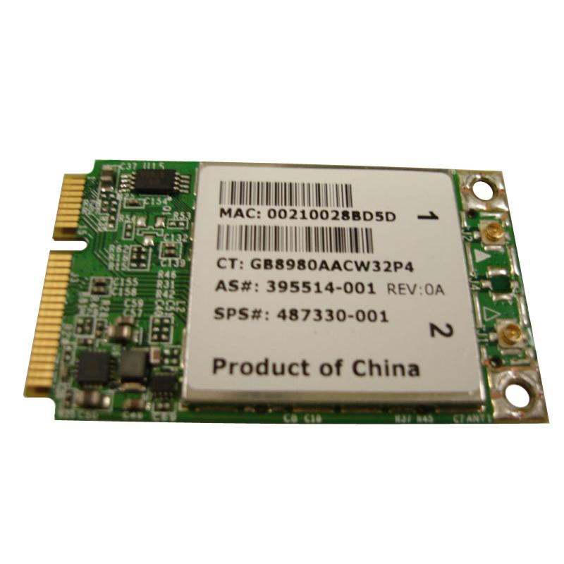 487330-001 | HP Broadcom 4322AGN Mini PCI-Express 802.11a/b/g Wireless LAN (WLAN) Network Interface Card