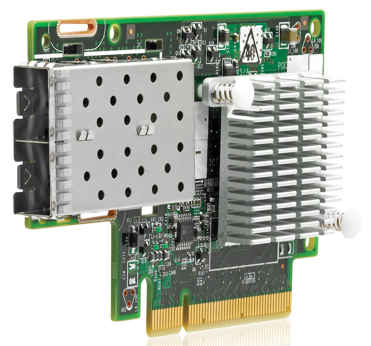 490712-001 | HP NC524SFP PCI-Express Dual Port 10GBE Gigabit Ethernet Network Interface Card for HP ProLiant DL/ML370 G6 Server