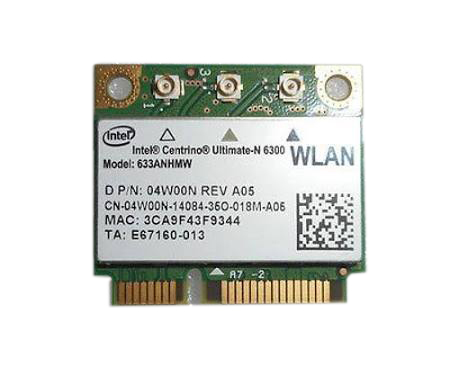 4W00N | Dell Intel Centrino ULTIMATE-N 6300 633ANHMW Wireless Mini Card