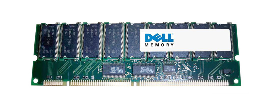 4X384 | Dell 128MB 133MHz PC133 ECC Registered CL3 168-Pin DIMM 3.3V Memory Module