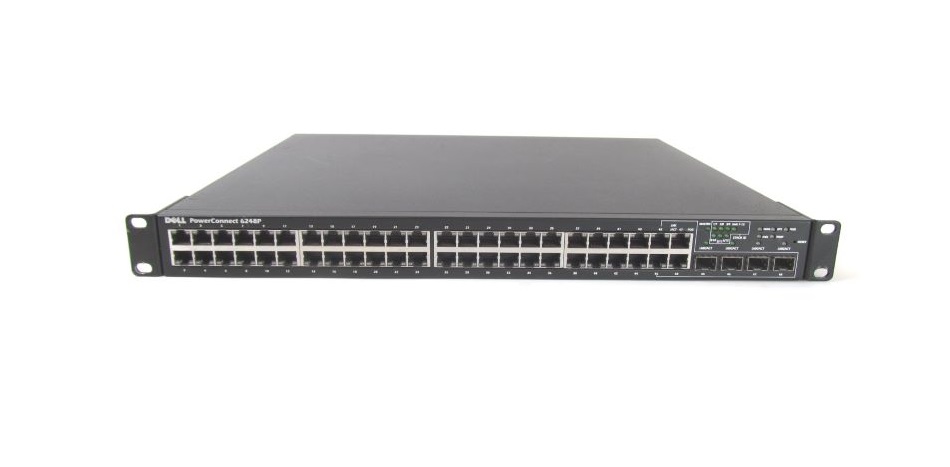 4XSFP | Dell PowerConnect 6248P 48-Port Gigabit Switch with Ears