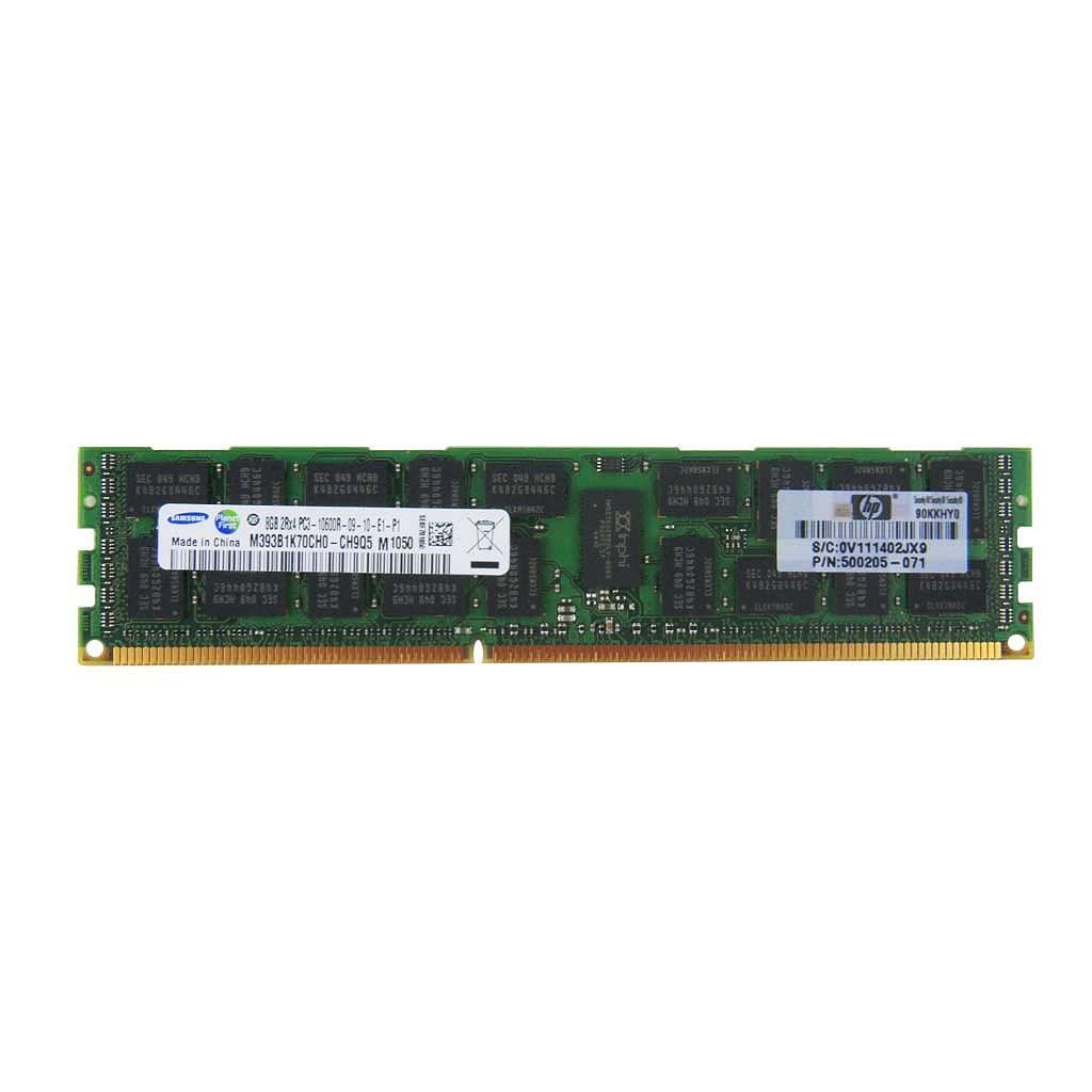 500662-24G | HP 24GB (3X8GB) 1333MHz PC3-10600 CL9 Dual Rank ECC Registered DDR3 SDRAM DIMM Memory for ProLiant Server G6/G7 Series