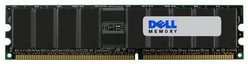 501JU | Dell 512MB DDR-200MHz PC1600 ECC Registered CL2 184-Pin DIMM 2.5V Memory Module