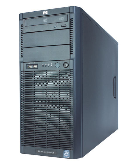 504055-001 | HP ProLiant Ml330 G6- 1x Xeon Qc E5504/2.0GHz 2GB DDR3 Ram 1x 250GB HDD Dvd Rom 2x Gigabit Ethernet 5u Tower Server