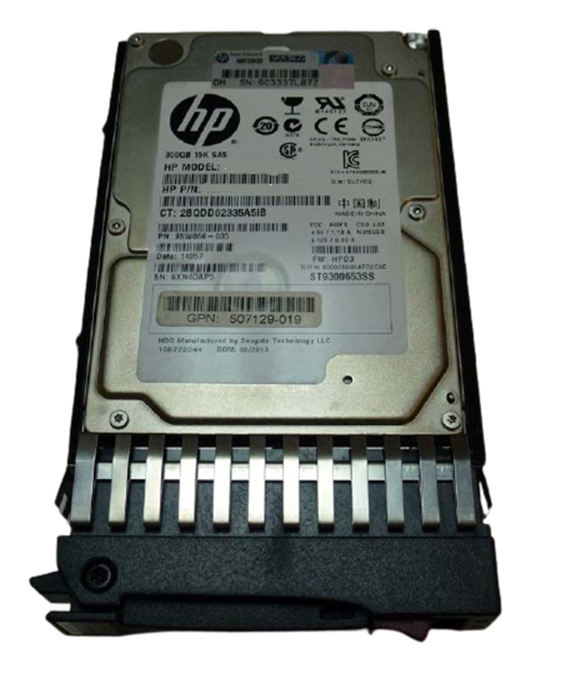 507129-019 | HPE 300GB 15000RPM SAS 6Gb/s SFF Hard Drive