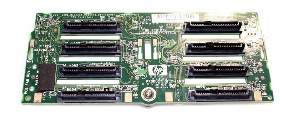 507690-001 | HP SAS Backplane Board for ProLiant Dl380 G6 G7 / Dl385 G5 G7 Server