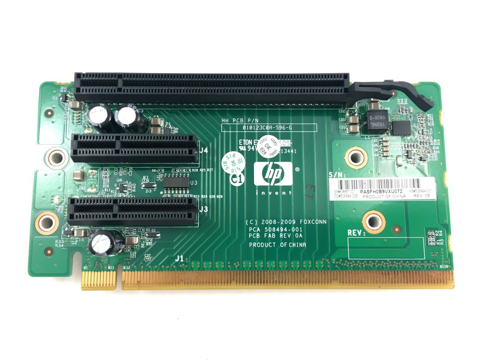 508494-001 | HP Dl170 G6 PCI-E 3-Slot Riser Board